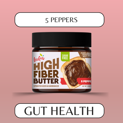 Leckar High-Fiber Butter 5 peppers (sugar free)