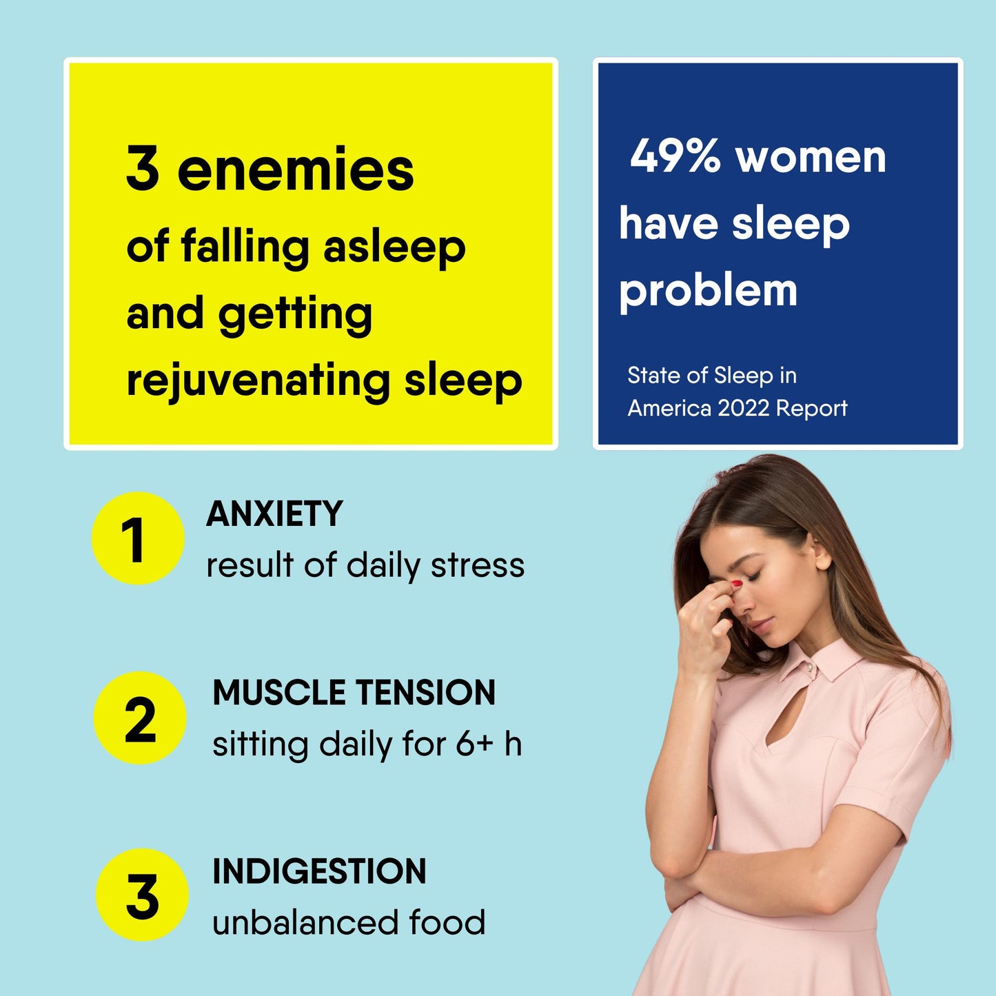 Sleep Aid Herbal supplement (60 dosage)/Herbal Tea (2 oz)